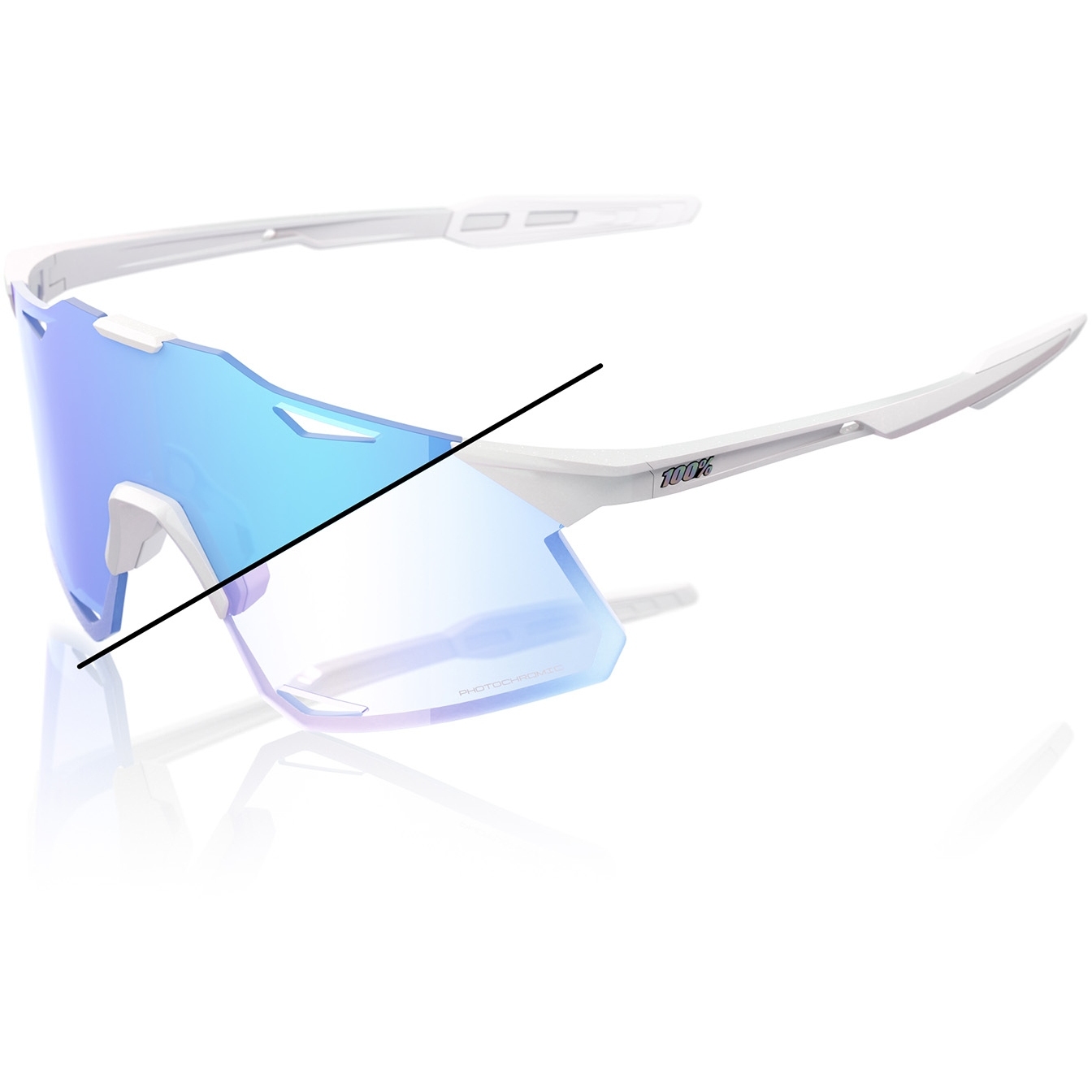 Kuva: 100% Silmälasit - Hypercraft Photochromic - Bastille / Blue Mirror