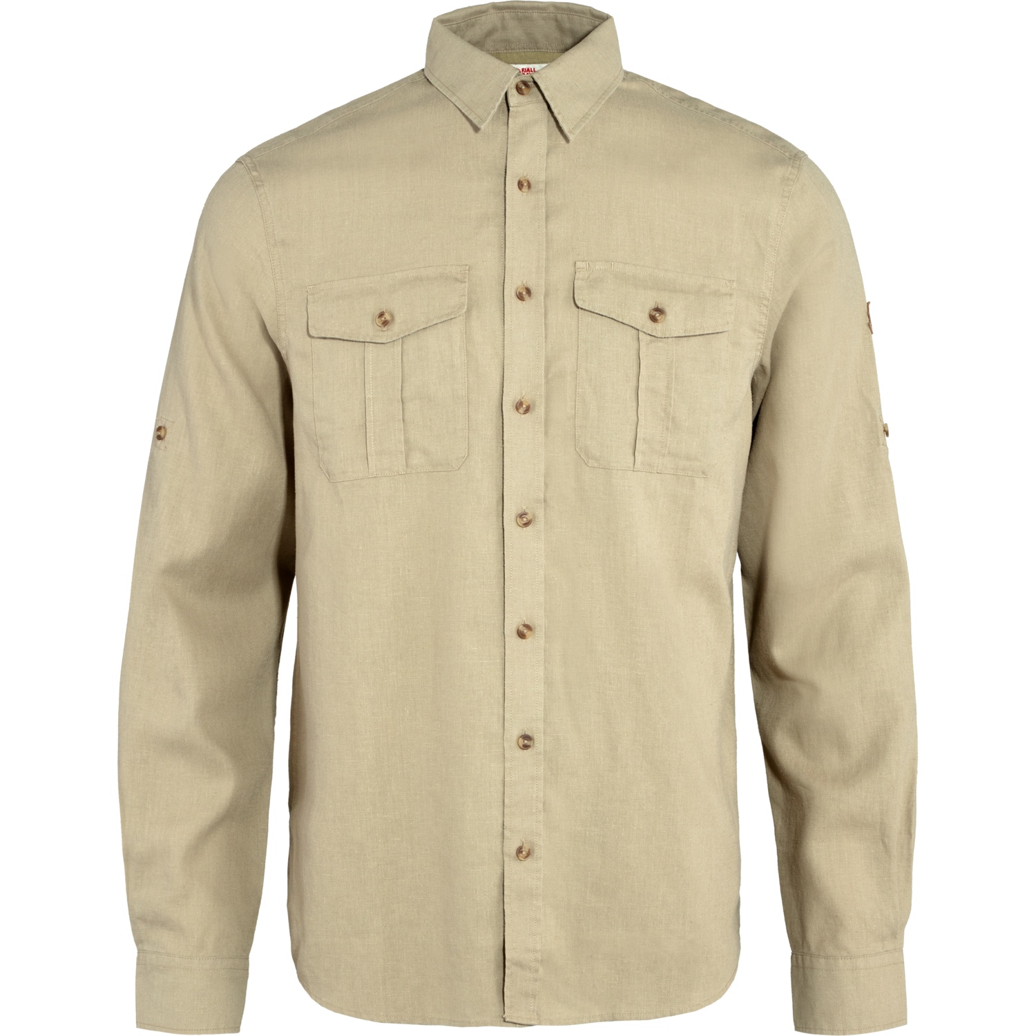 Picture of Fjällräven Övik Travel Longsleeve Shirt Men - sand stone