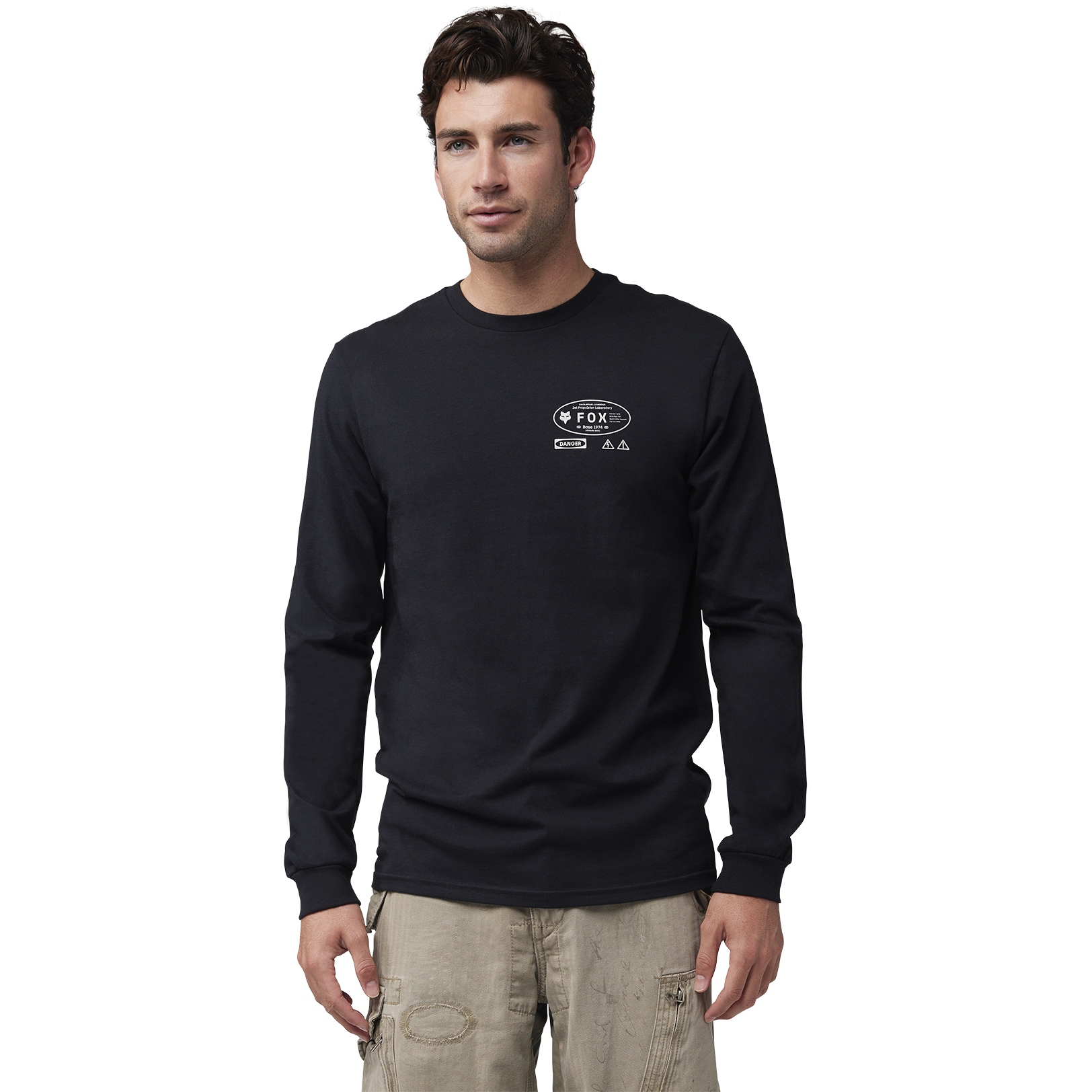 Produktbild von FOX Stamped Premium Langarmshirt Herren - schwarz