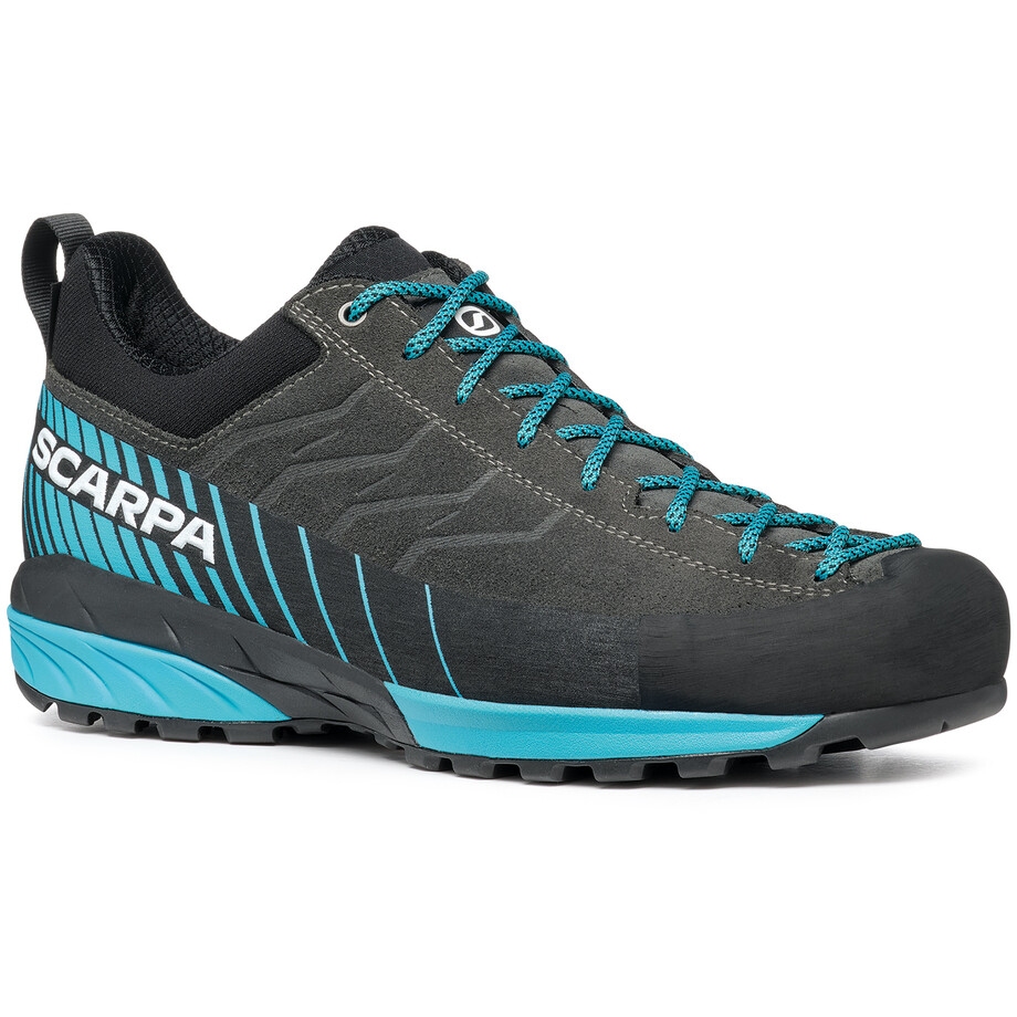 Picture of Scarpa Mescalito GTX Approach Shoes Men - shark/azure
