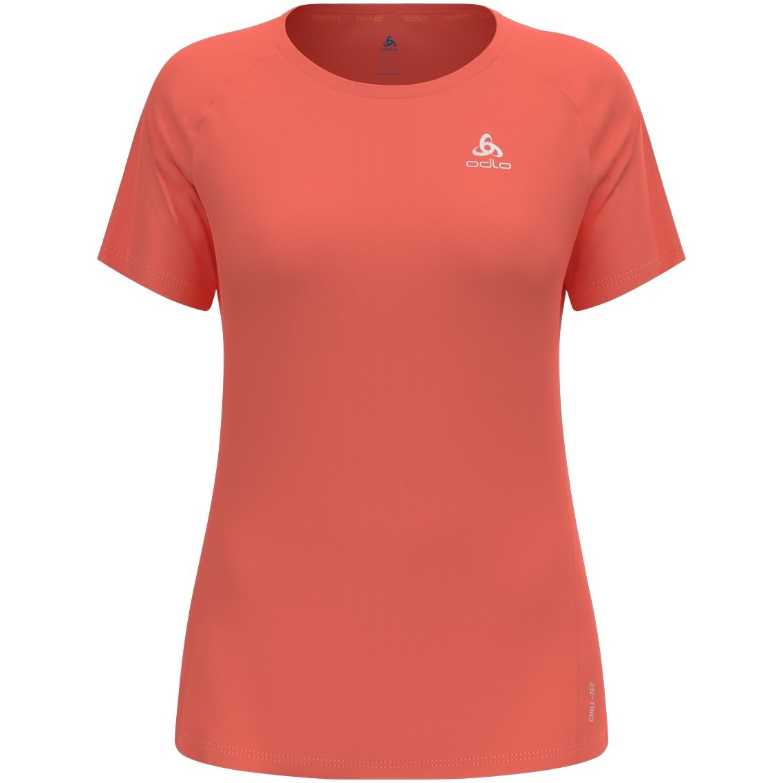 Odlo Essentials Chill-Tec Running Shirt Women - living coral