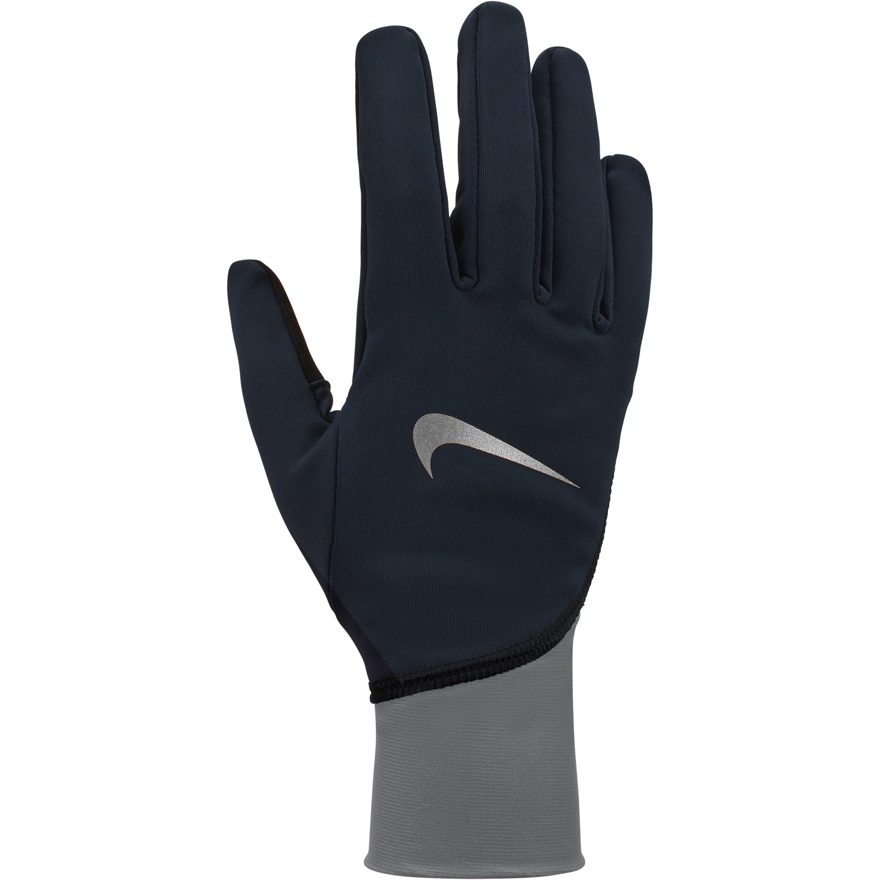 Nike W Pacer Midweight Running Gloves Women black smoke grey silver 018