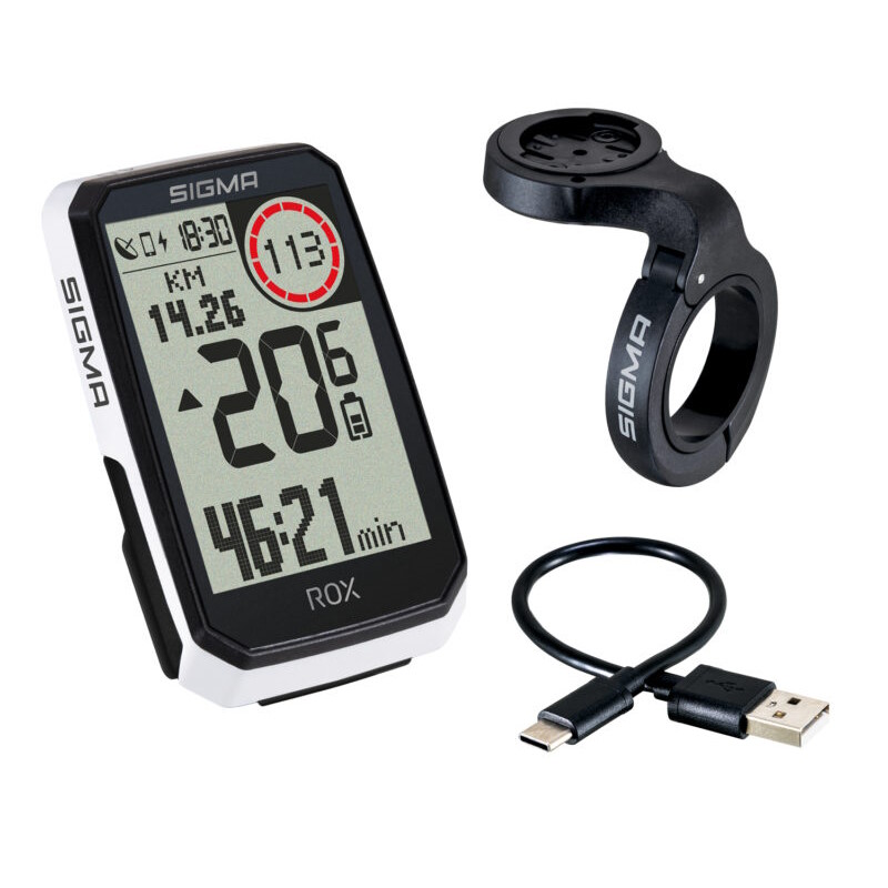 Productfoto van SIGMA ROX 4.0 Endurance GPS Fietscomputer - wit