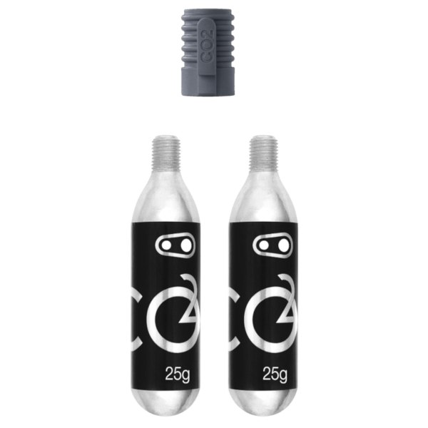 Produktbild von Crankbrothers CO2 Kartuschen mit Klic Adapter - 2x25g