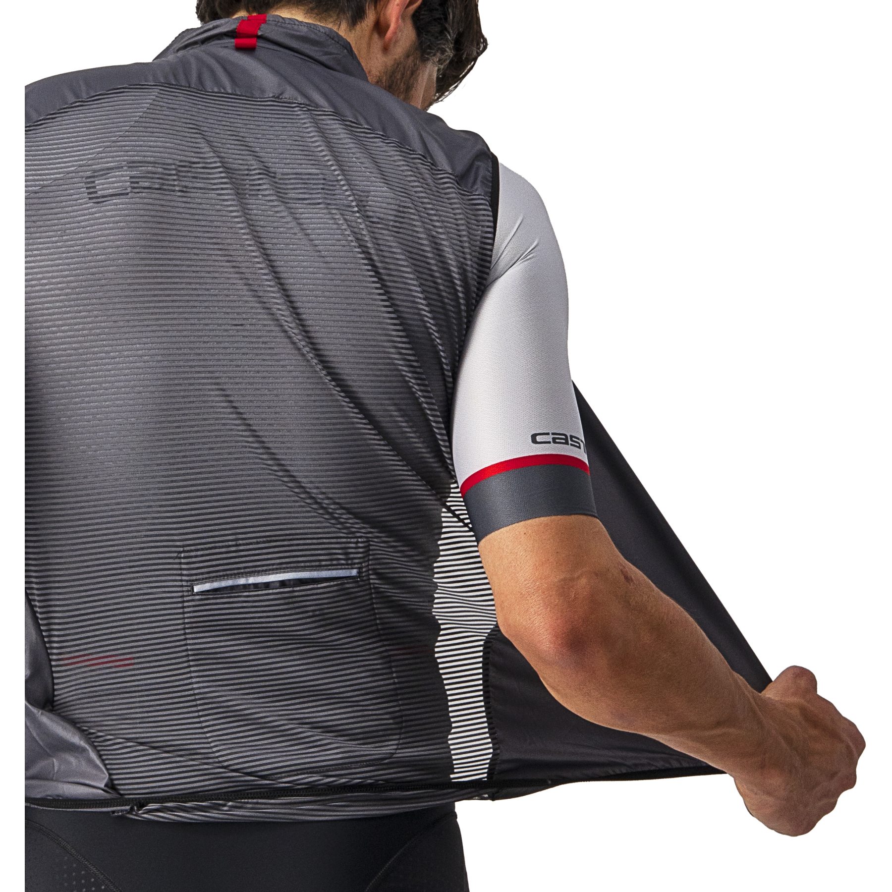 Castelli Aria Vest Men - dark grey 030 | BIKE24