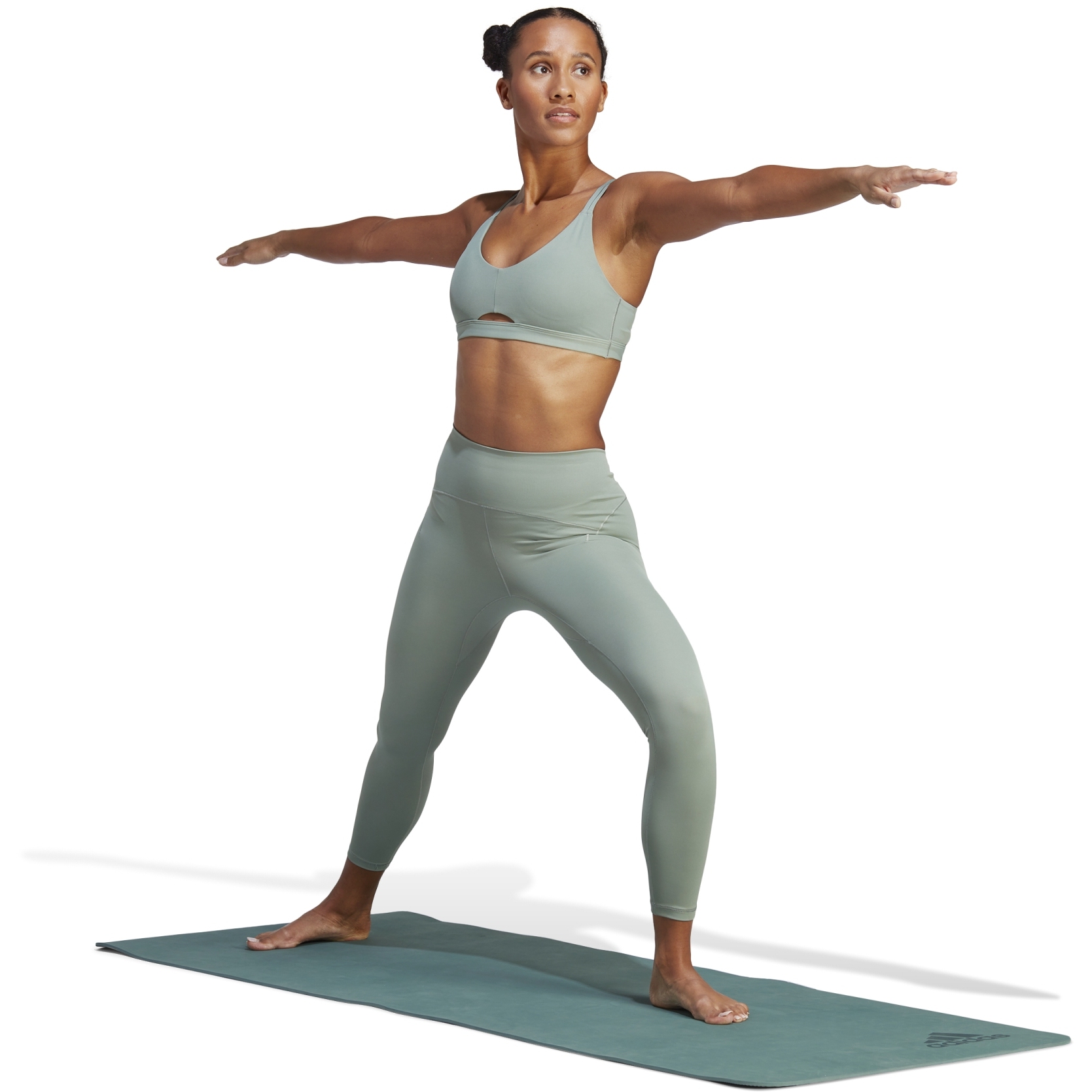 adidas Yoga Studio Luxe Light-Support green silk Bra | BIKE24 HR3038 Women 