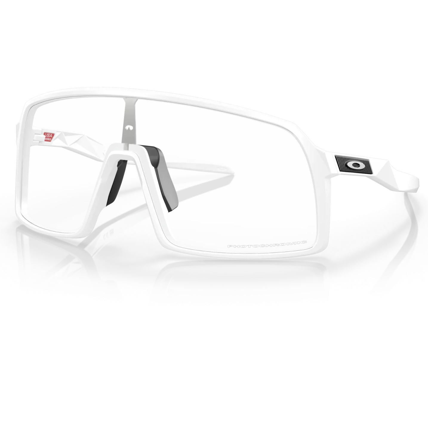 Picture of Oakley Sutro Glasses - Matte White/Clear Photochromic - OO9406-9937