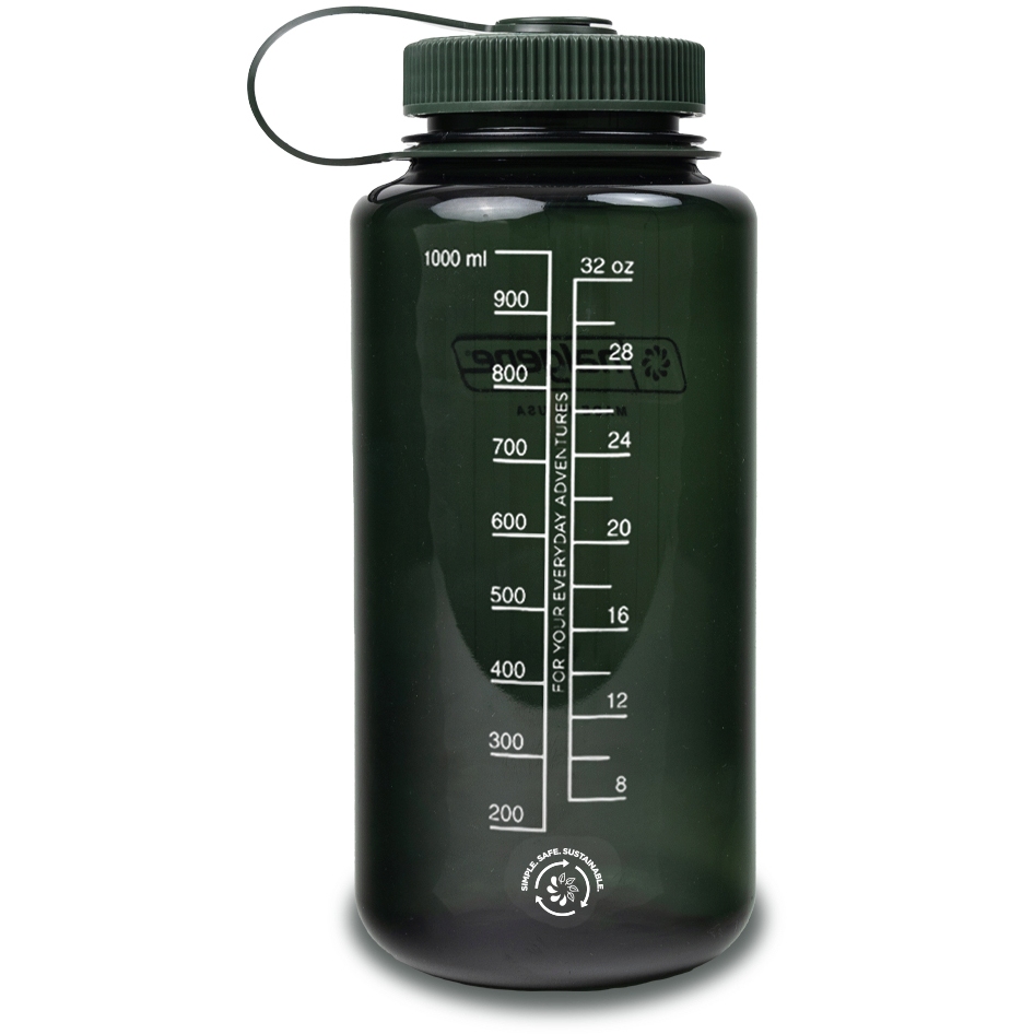 Nalgene Wide Mouth Sustain Bottle 1L - jade | BIKE24