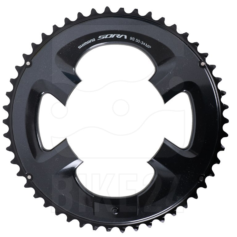Picture of Shimano Sora Chainring - 2x9-Speed | for FC-R3000 Crankset - black