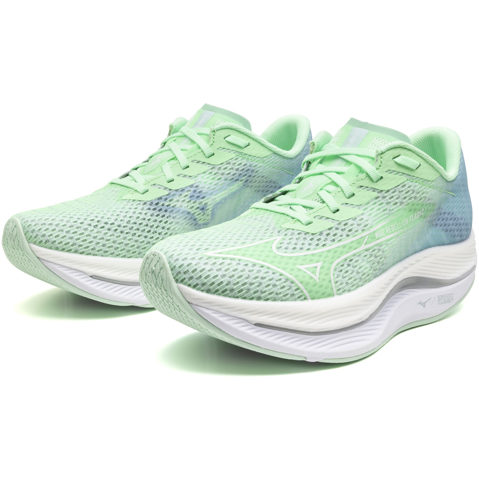 Mizuno Wave Rebellion Flash 2 Running Shoes Women - Neo Mint