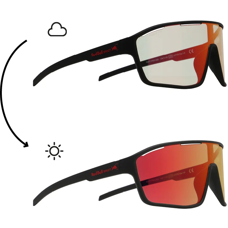 Red Bull SPECT Eyewear DAFT PRO Sunglasses - 02X black