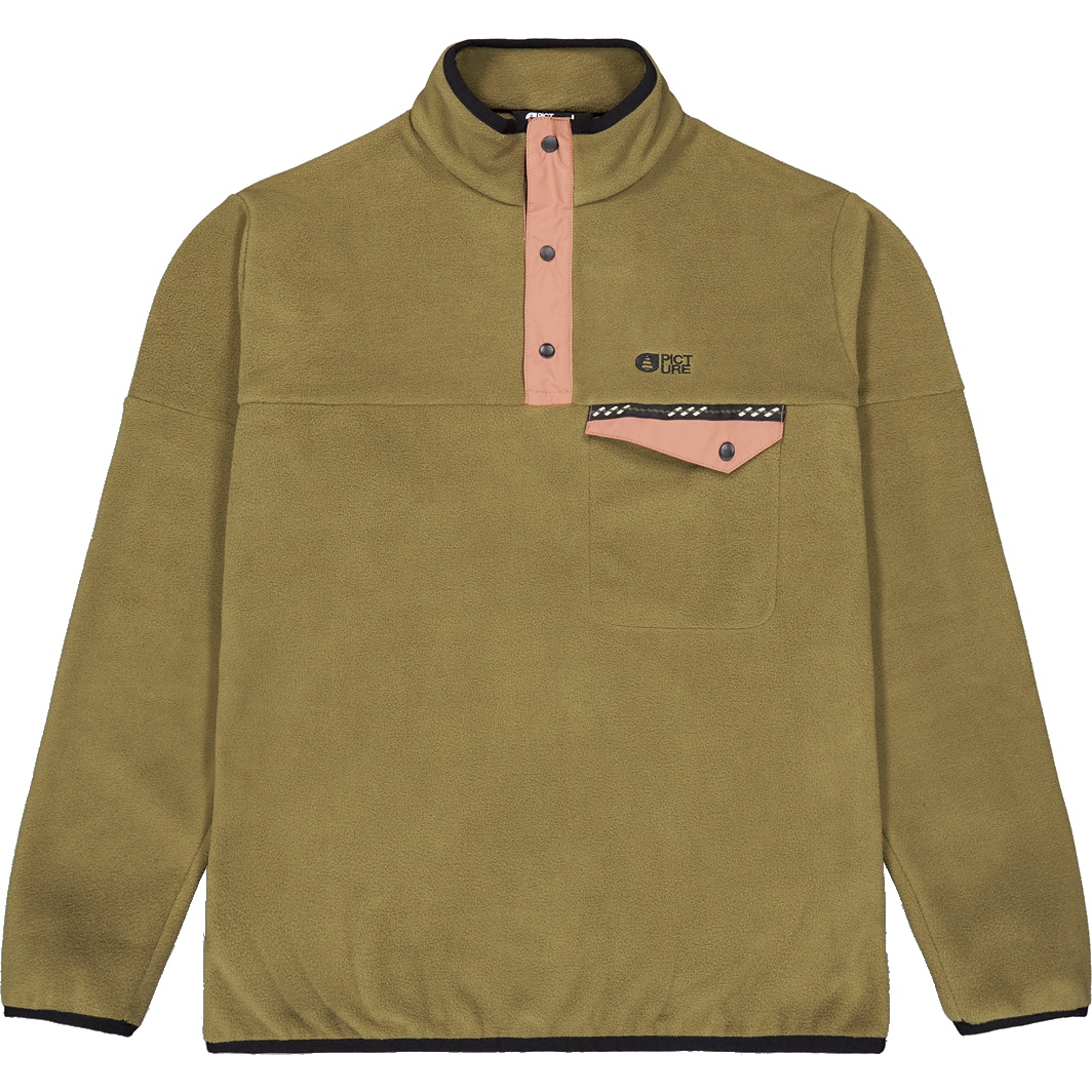 Productfoto van Picture Arcca 1/4 Fleece Trui Heren - Tobacco