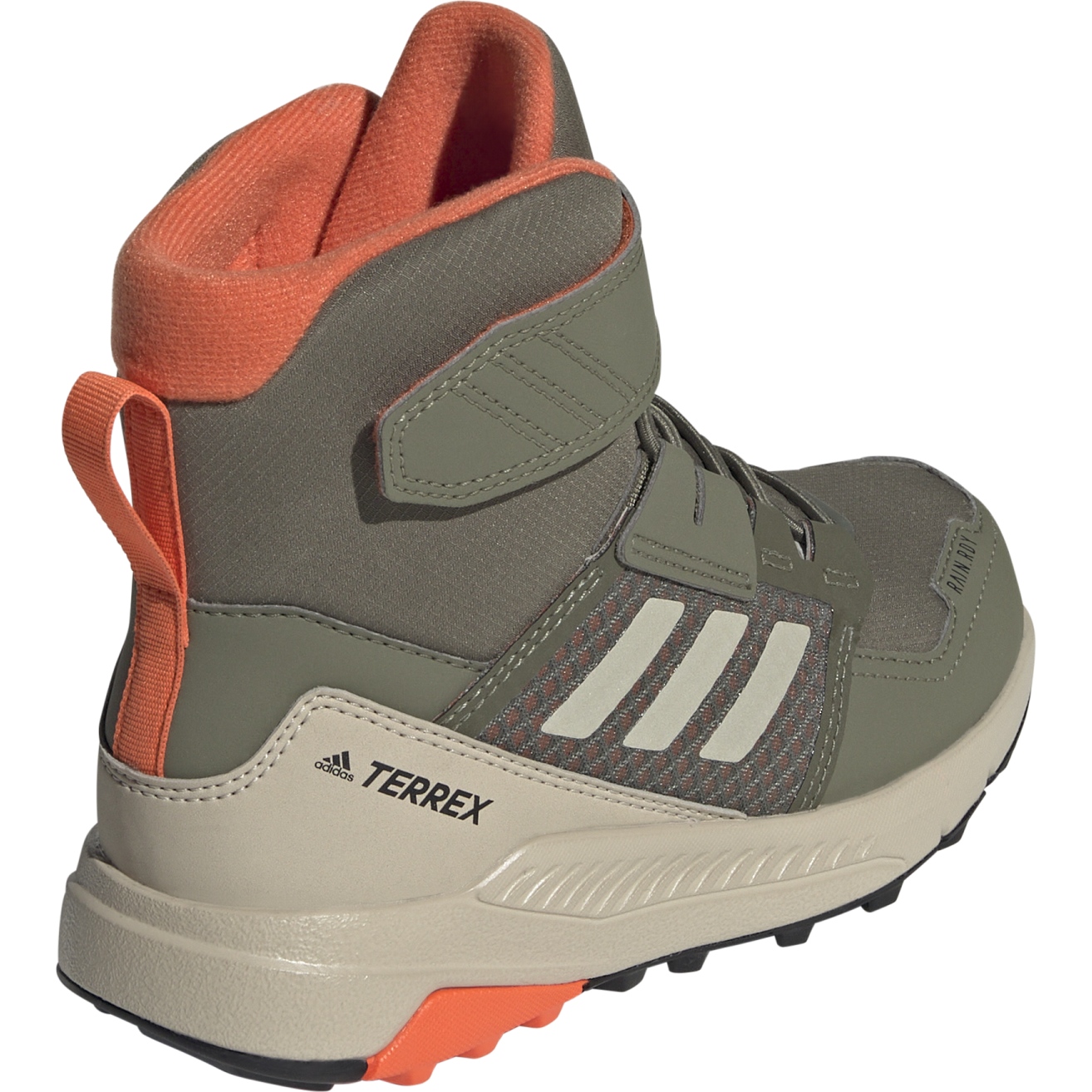 adidas TERREX Trailmaker High Cold.Rdy Wandellaarzen Kinderen - olive  strata/wonder beige/semi impact orange ID1144