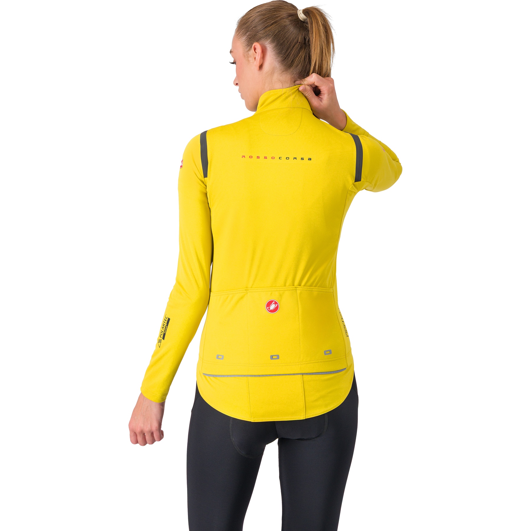 Castelli Perfetto RoS 3 Jacket Women - mango mojito/black reflex