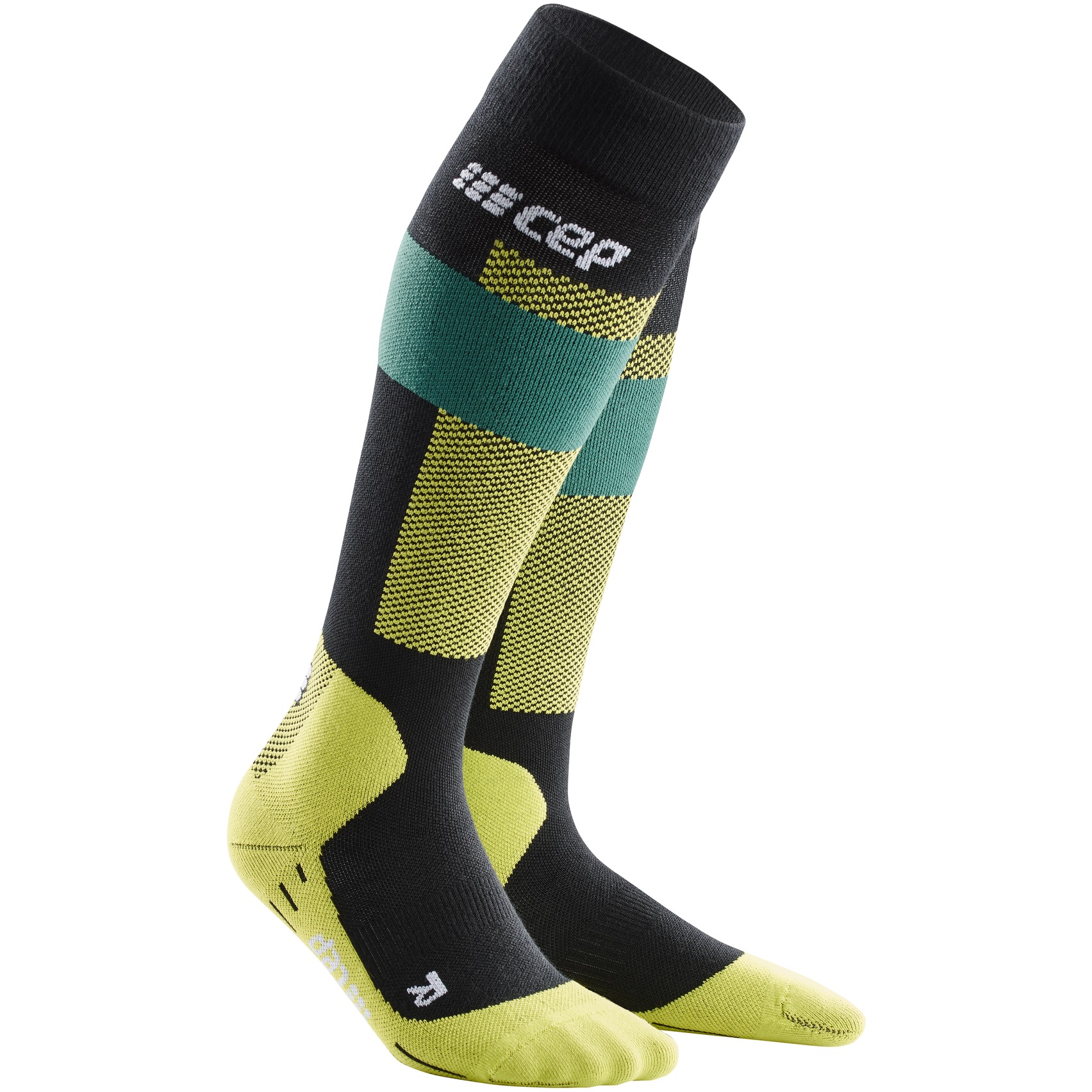Picture of CEP Ski Merino Compression Socks - green