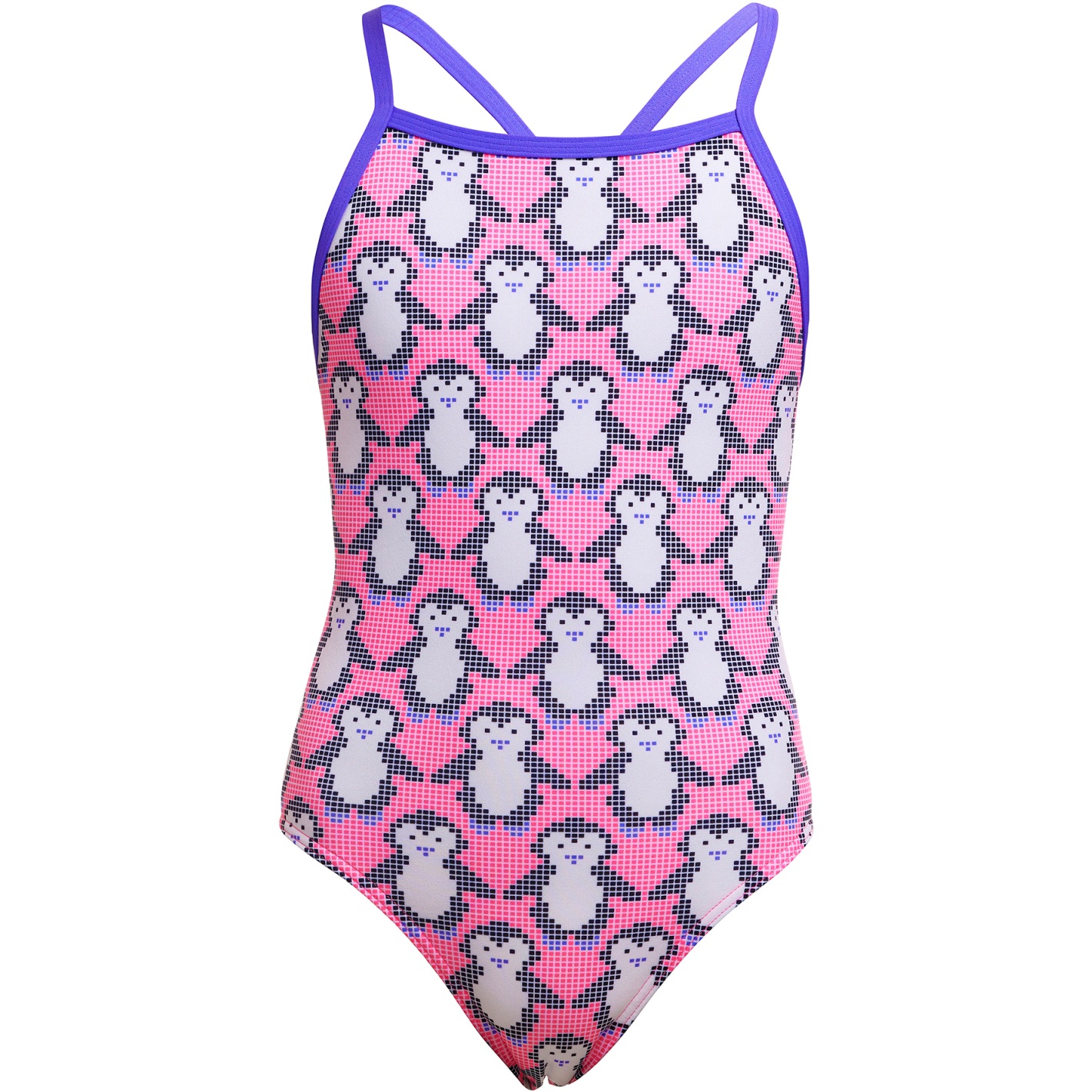 Funkita Maillot de Bain Fille - Tie Me Tight Eco - Pixi Pengi - BIKE24