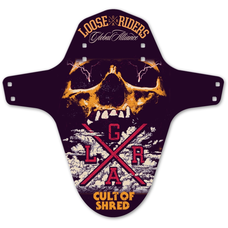 Image of Loose Riders Mudguard - Skull