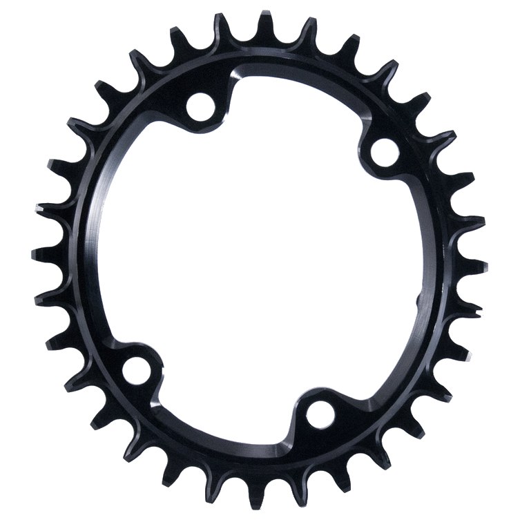Picture of Garbaruk Melon MTB Chainring - 96 mm / Oval / Narrow-Wide - for Shimano Deore XT / SLX / Deore - black