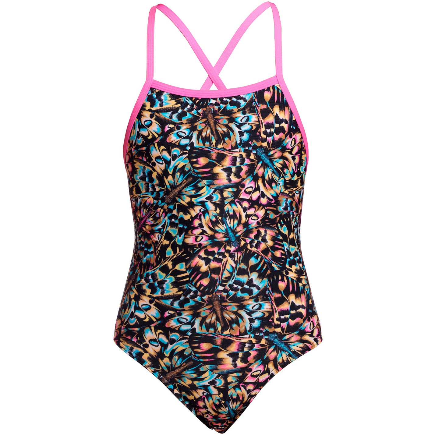Produktbild von Funkita Strapped In Eco Badeanzug Mädchen - Copper Cluster