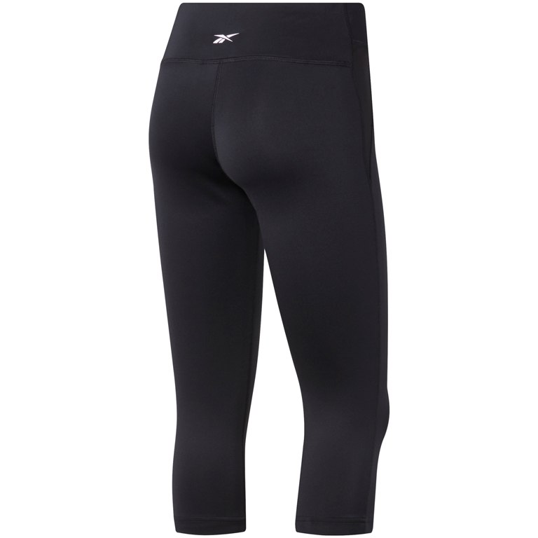 reebok womens capri leggings workout pants size XL Black
