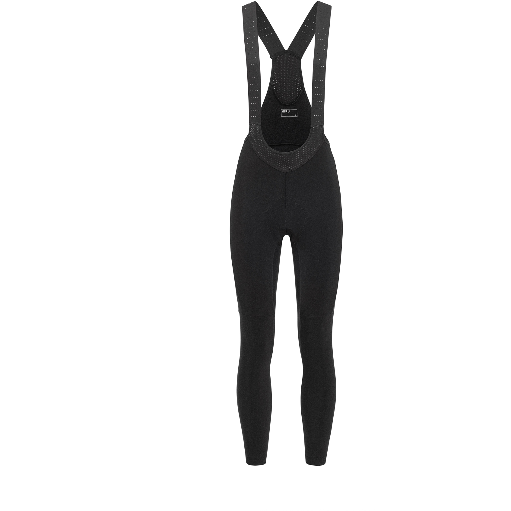Productfoto van Hiru Core Thermal Dames Fietsshort met Bretels - zwart