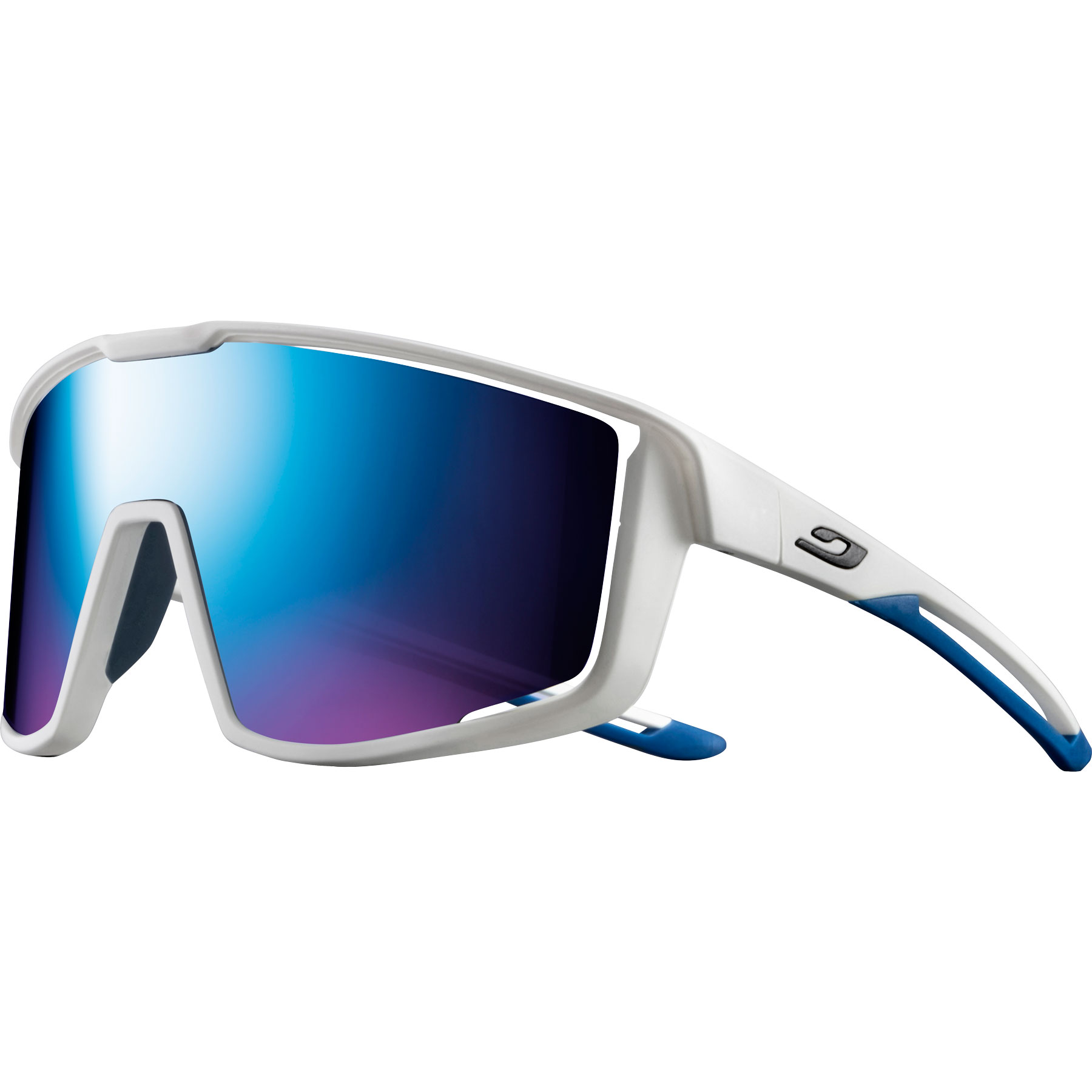 Image of Julbo Fury Spectron 3CF Sunglasses - White Blue / Blue Flash