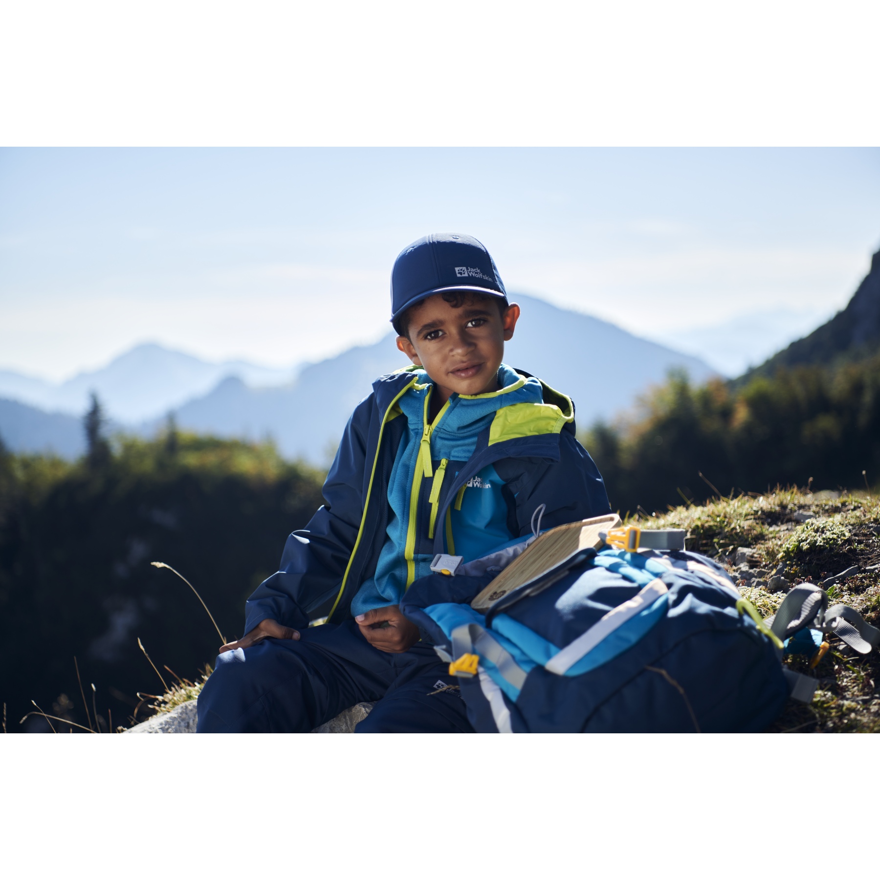 Japans größtes Jack Wolfskin Active Hike Jacket | Kids - green granite BIKE24