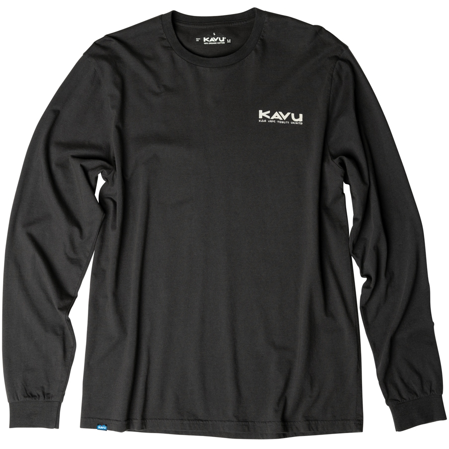 Productfoto van KAVU Etch Art Shirt met Lange Mouwen - Black Licorice