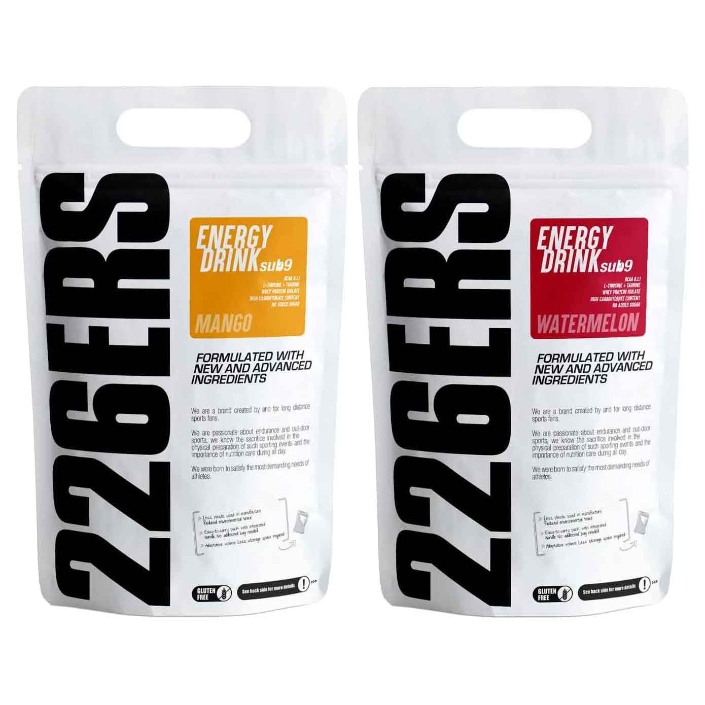 Picture of 226ERS Sub9 Energy Drink - Carbohydrate Protein Beverage Powder - 1000g