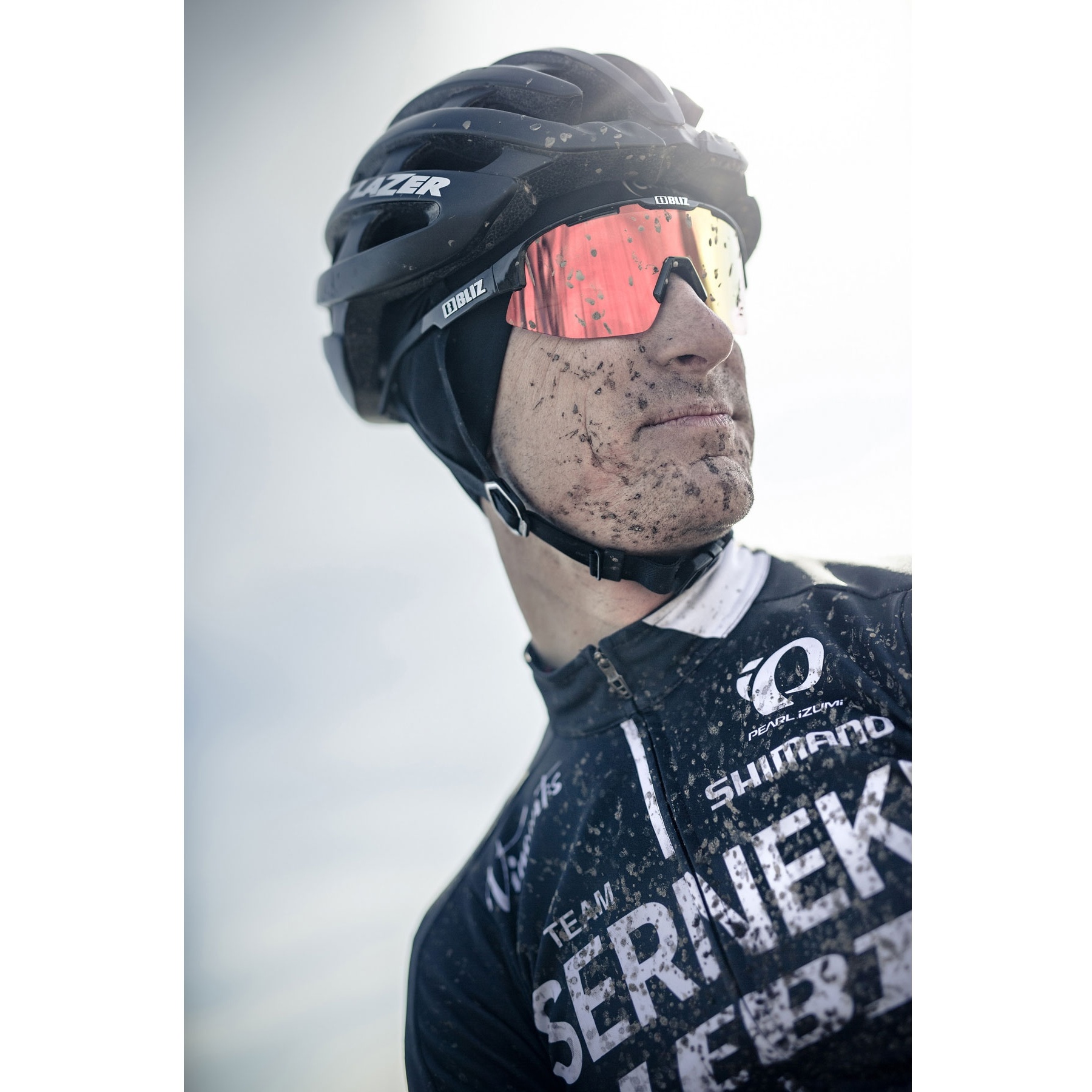 Occhiali Da MTB Bliz Drop 60001-10 - Montatura Nero Opaco, Lenti Trasparenti