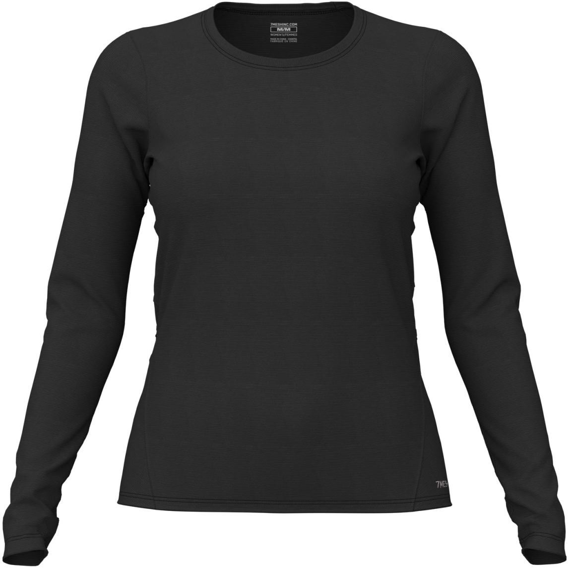 Photo produit de 7mesh T-Shirt Manches Longues Femme - Desperado Merino - Noir