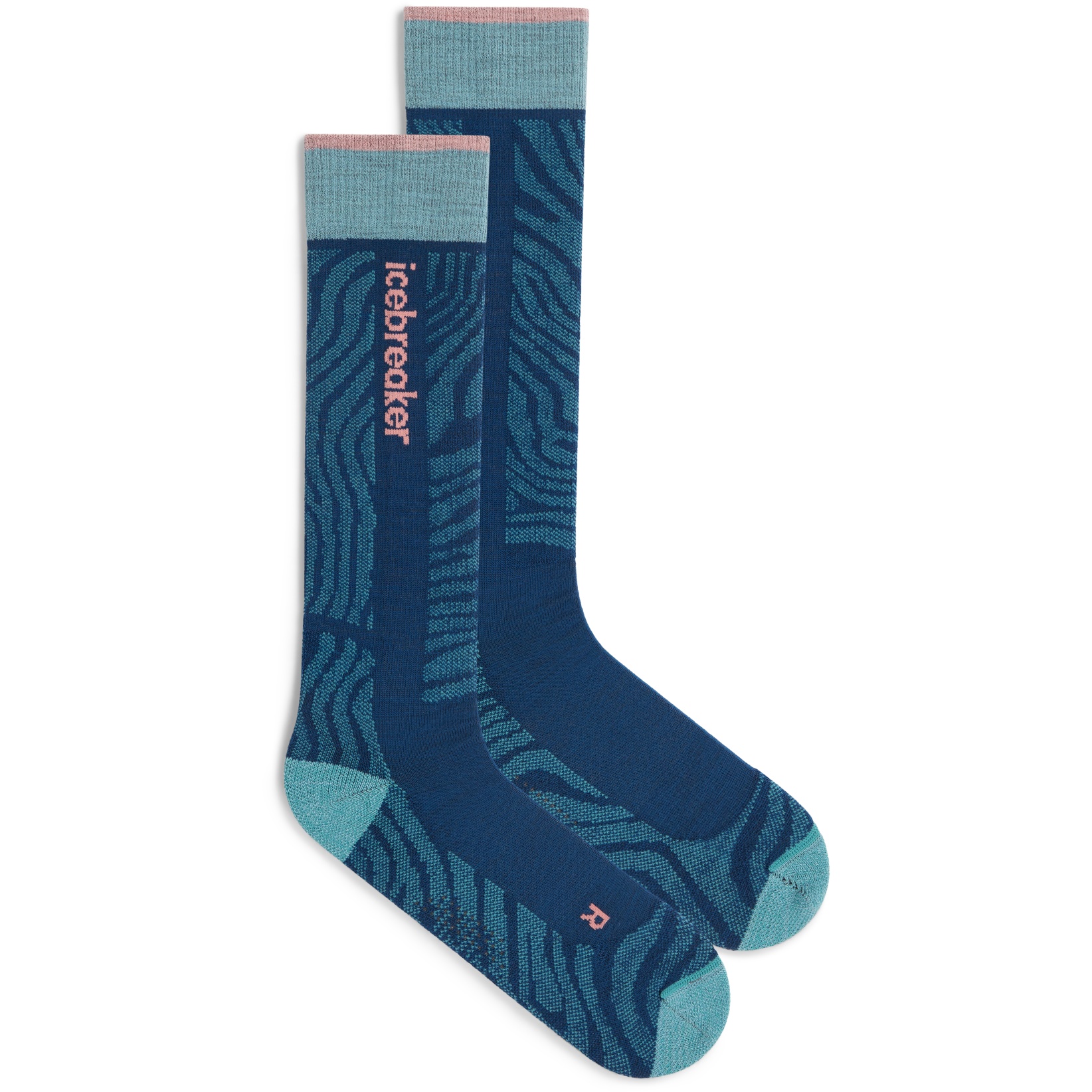 Icebreaker Men's Merino Ski+ Light OTC Mountain Contour