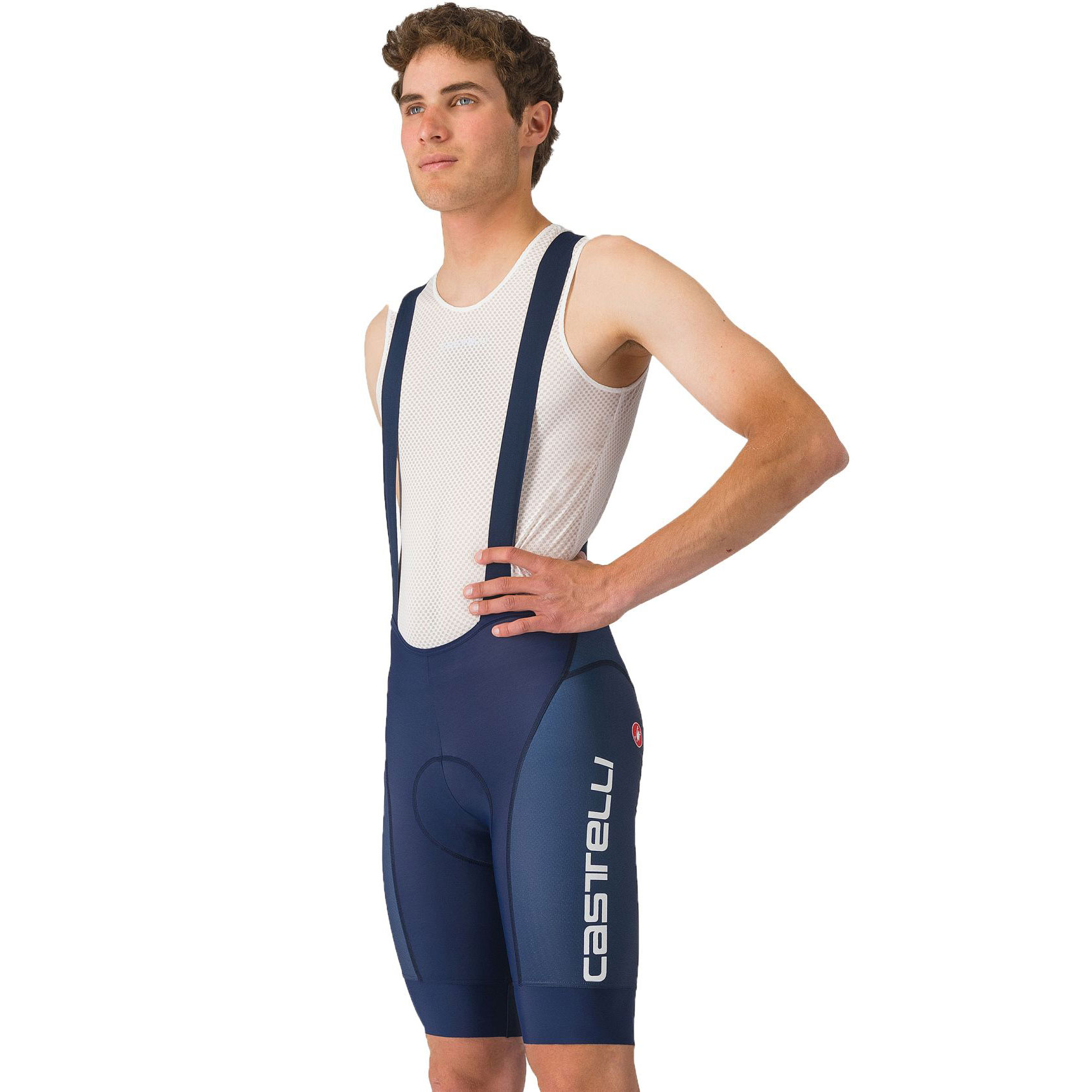 Photo produit de Castelli Cuissard à Bretelles Court Cycliste Homme - Competizione 2 Kit - belgian blue 424