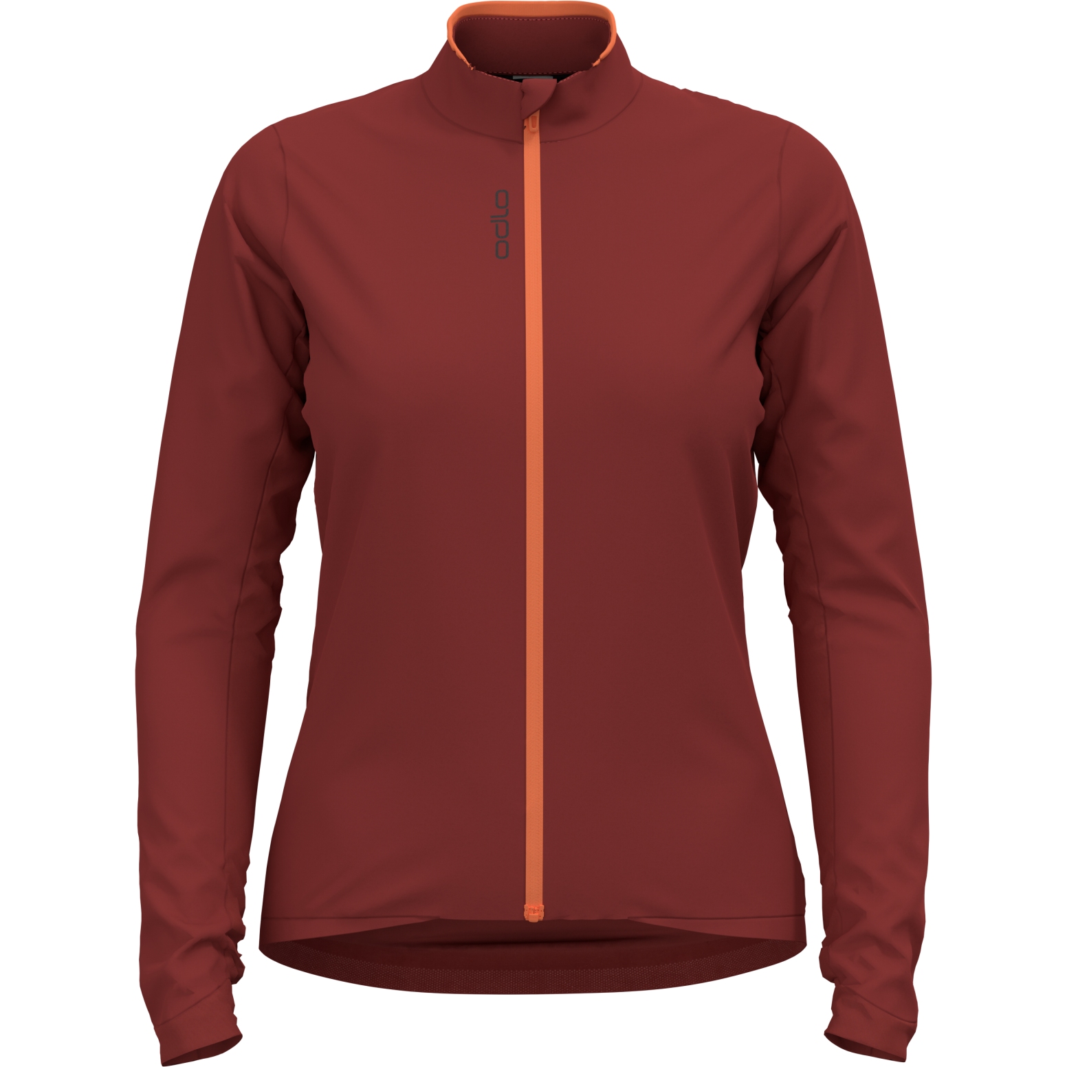 Picture of Odlo Zeroweight Pro X-Warm Cycling Jacket Women - spiced apple
