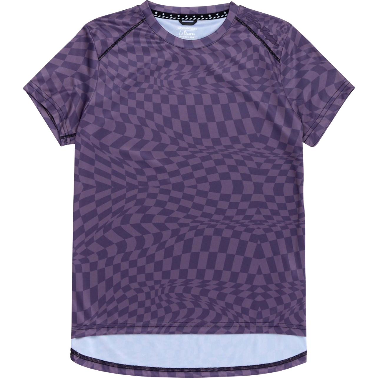 Produktbild von Troy Lee Designs Lilium Kurzarmtrikot Damen - Twisted Checkers Deep Purple