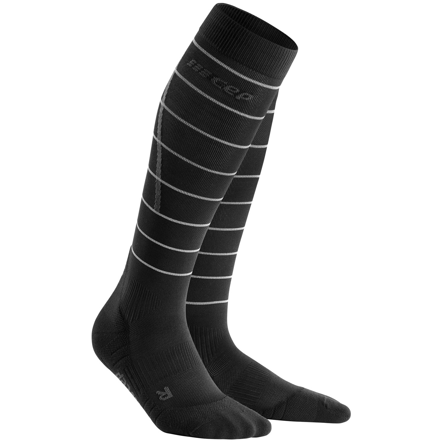 Picture of CEP Reflective Compression Socks - black