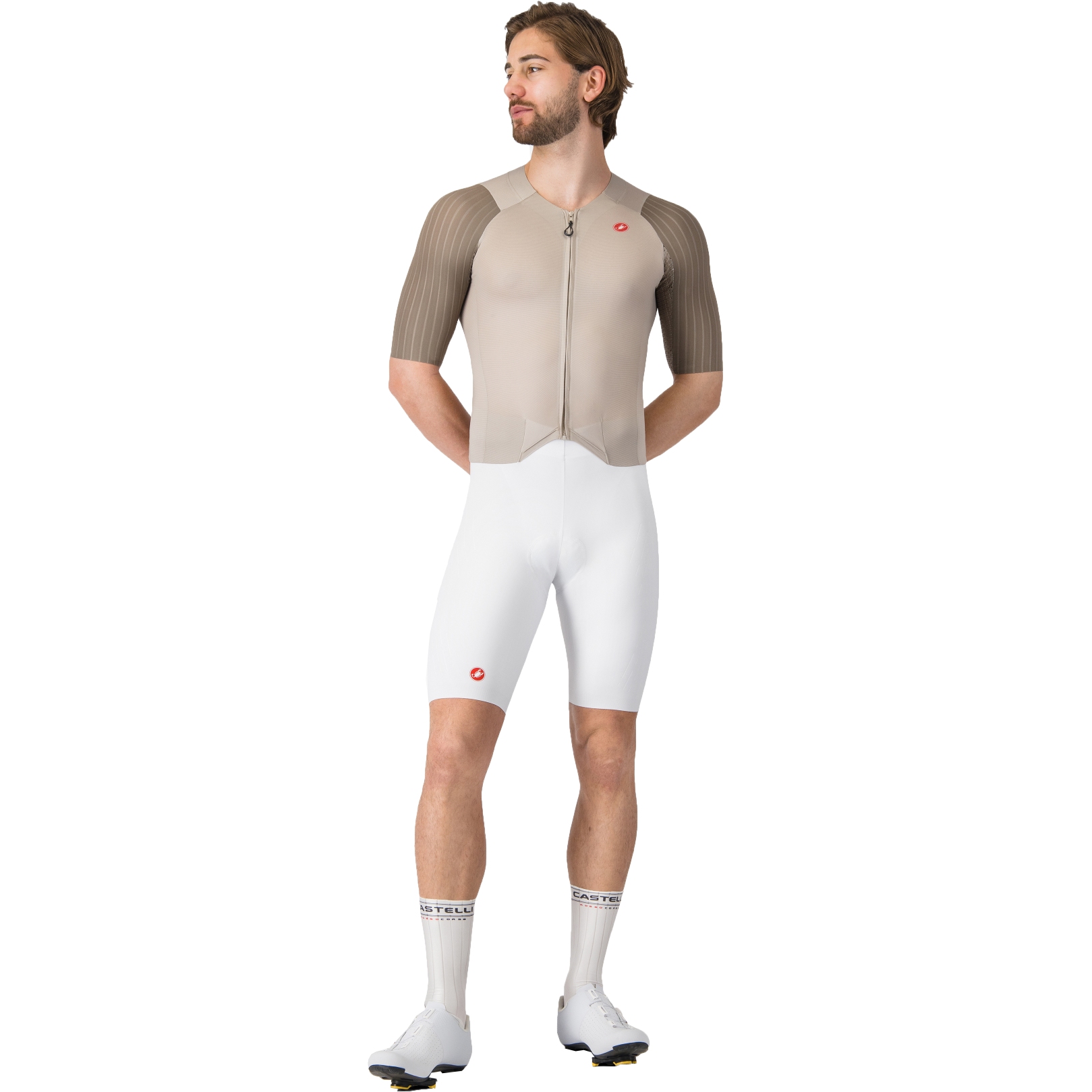 Castelli Sanremo S Speed Suit Men - clay/white 294 | BIKE24