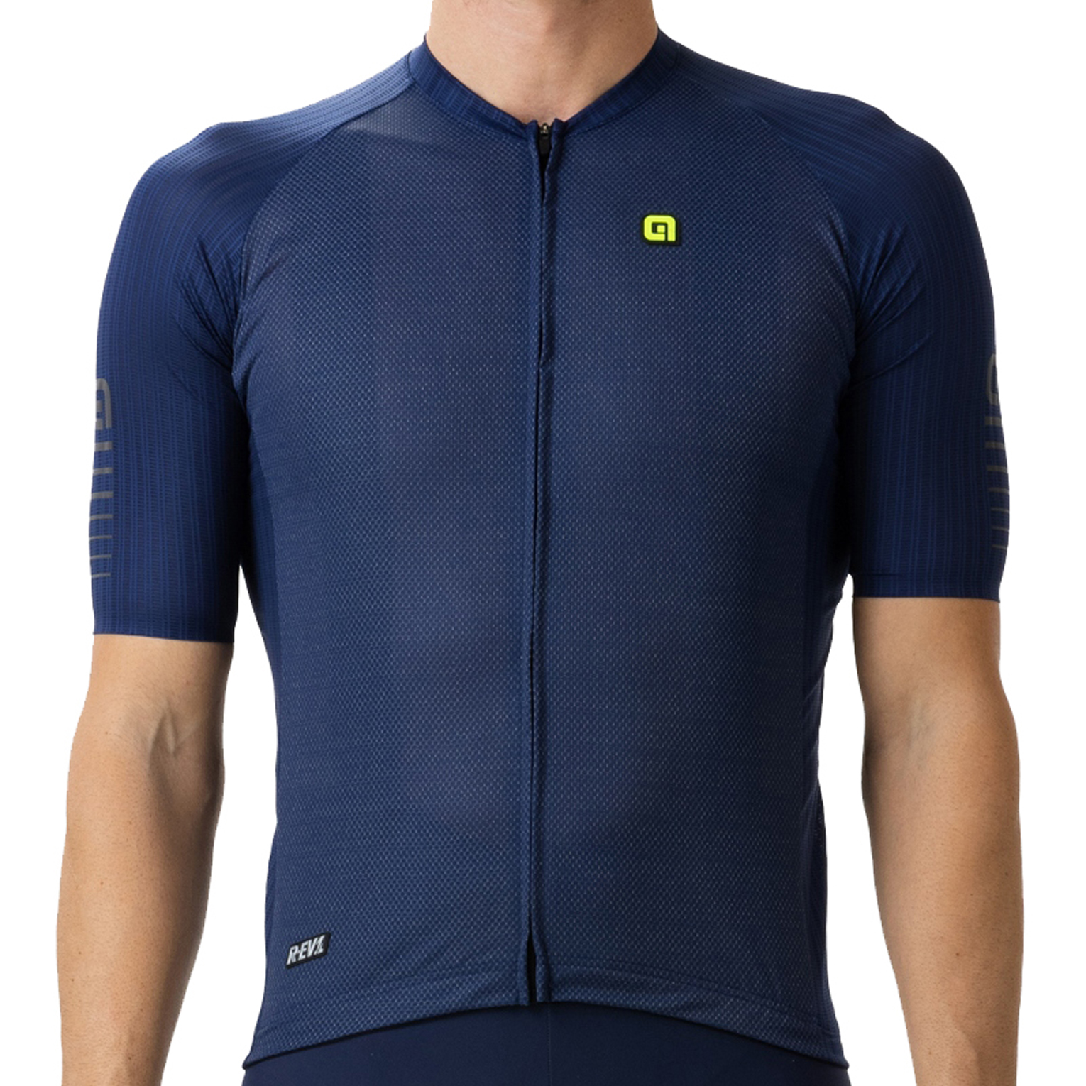 Picture of Alé R-EV1 Silver Cooling Short Sleeve Jersey - navy blue