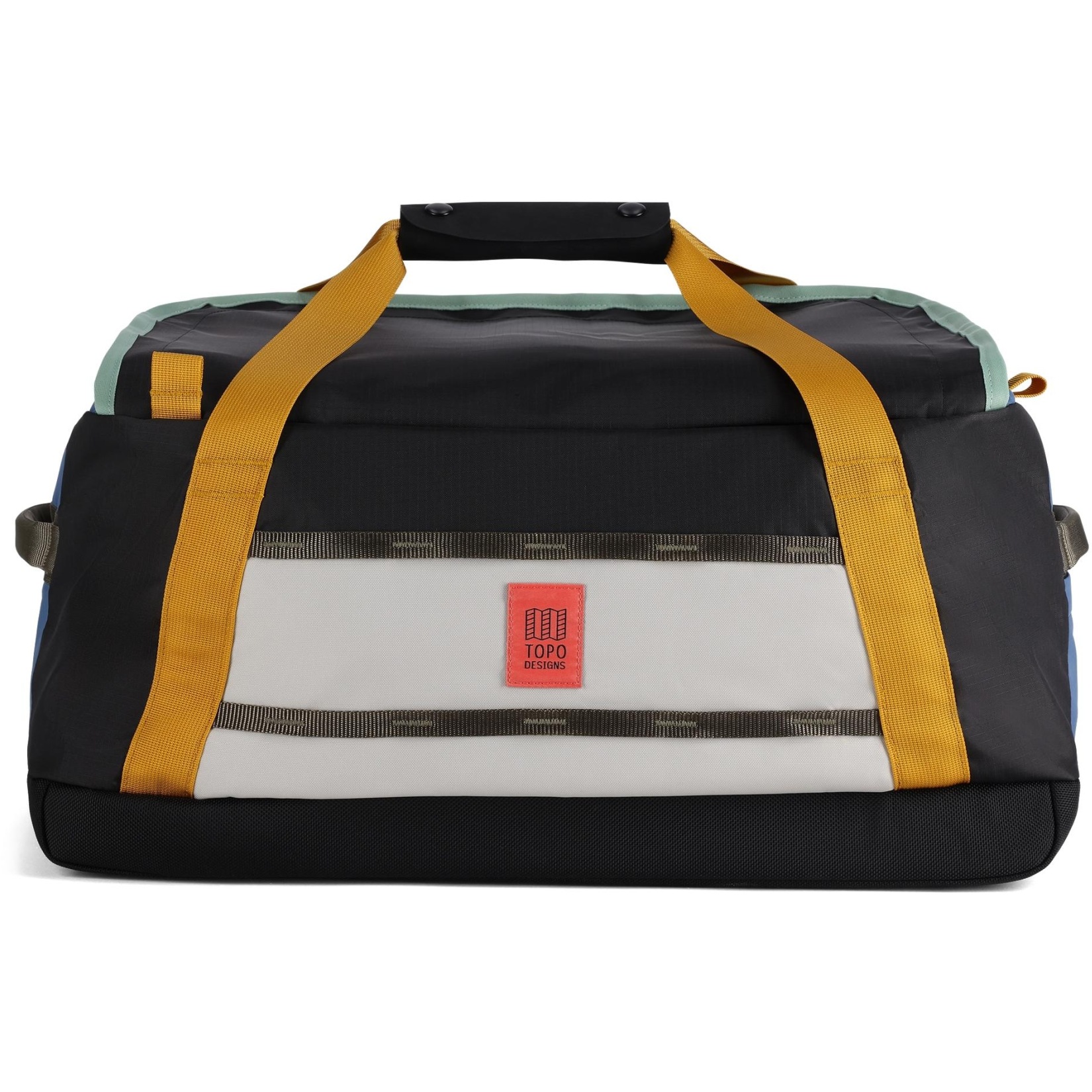 Topo Designs Mountain Duffel Travel Bag 40L Stone Blue/Bone - Main Image