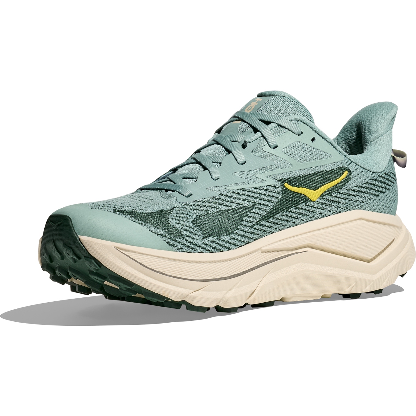 Hoka Challenger 8 Hardloopschoenen Heren - jade / truffle salt