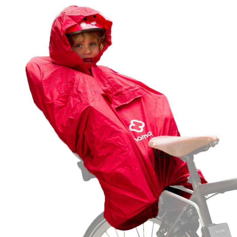 Picture of Hamax Rain Poncho - red