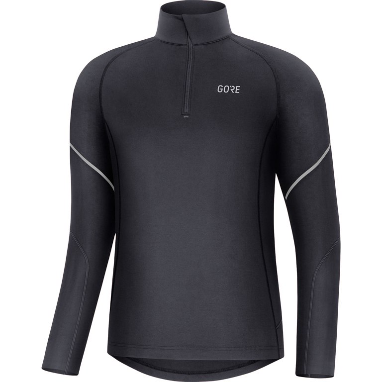 Productfoto van GOREWEAR M Mid Long Sleeve Zip Shirt - black 9900