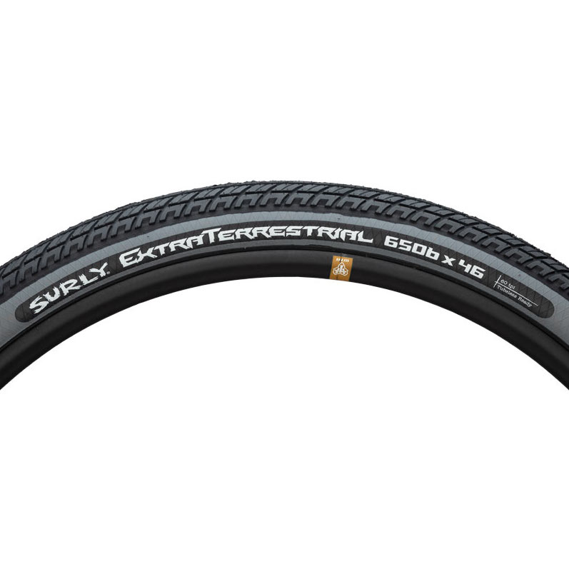 Image of Surly ExtraTerrestrial - Folding Tire - 46-584 - black/slate