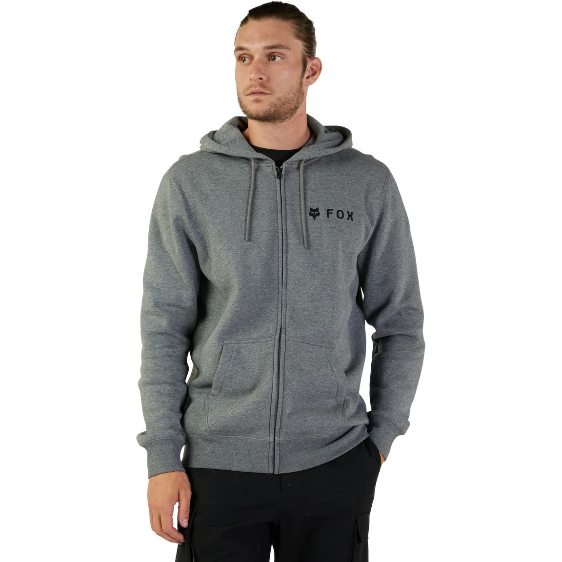 Produktbild von FOX Absolute Fleece Zip Jacke Herren - heather graphite