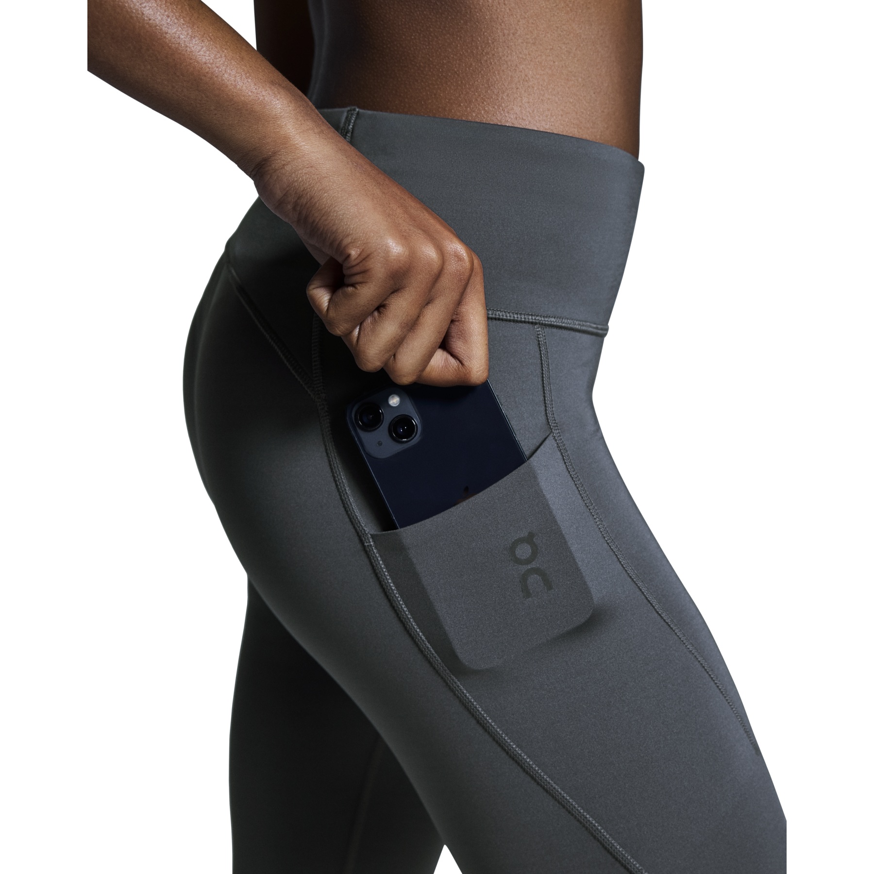 レッグウェア On Performance Tights Eclipse S Size Women's Performance Tights 7/8 | Grey | On Canada