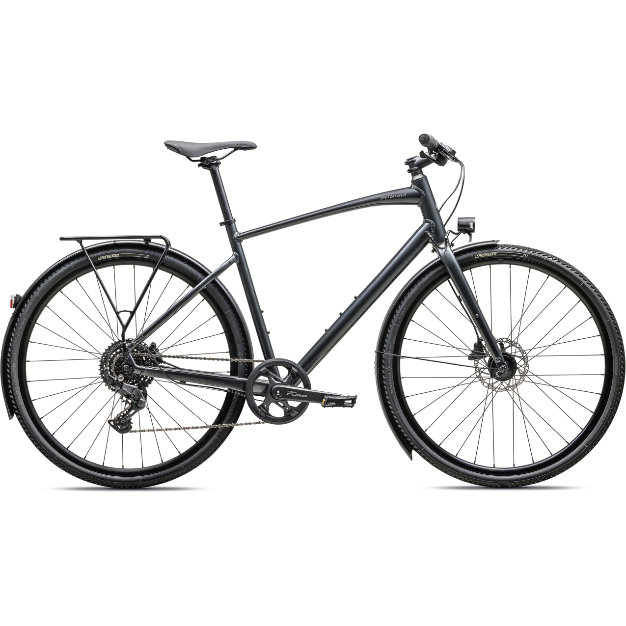 Bild von Specialized SIRRUS X 2.0 EQ - Trekkingrad - 2025 - gloss black liquid metal / ashen grey reflective