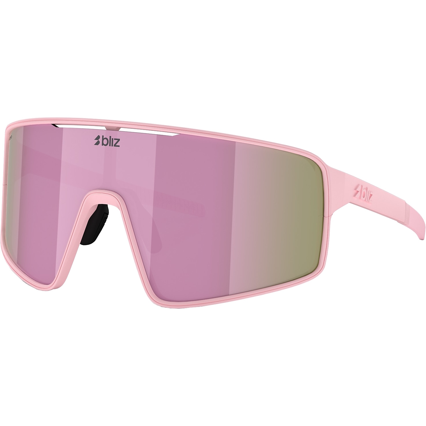 Picture of Bliz P001 Glasses - Matt Powder Pink / Brown with Rosé Multi
