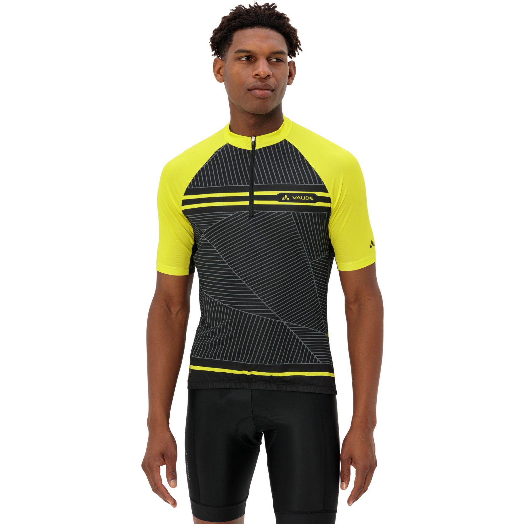 Produktbild von Vaude Posta Half Zip LE II Kurzarmtrikot Herren - schwarz