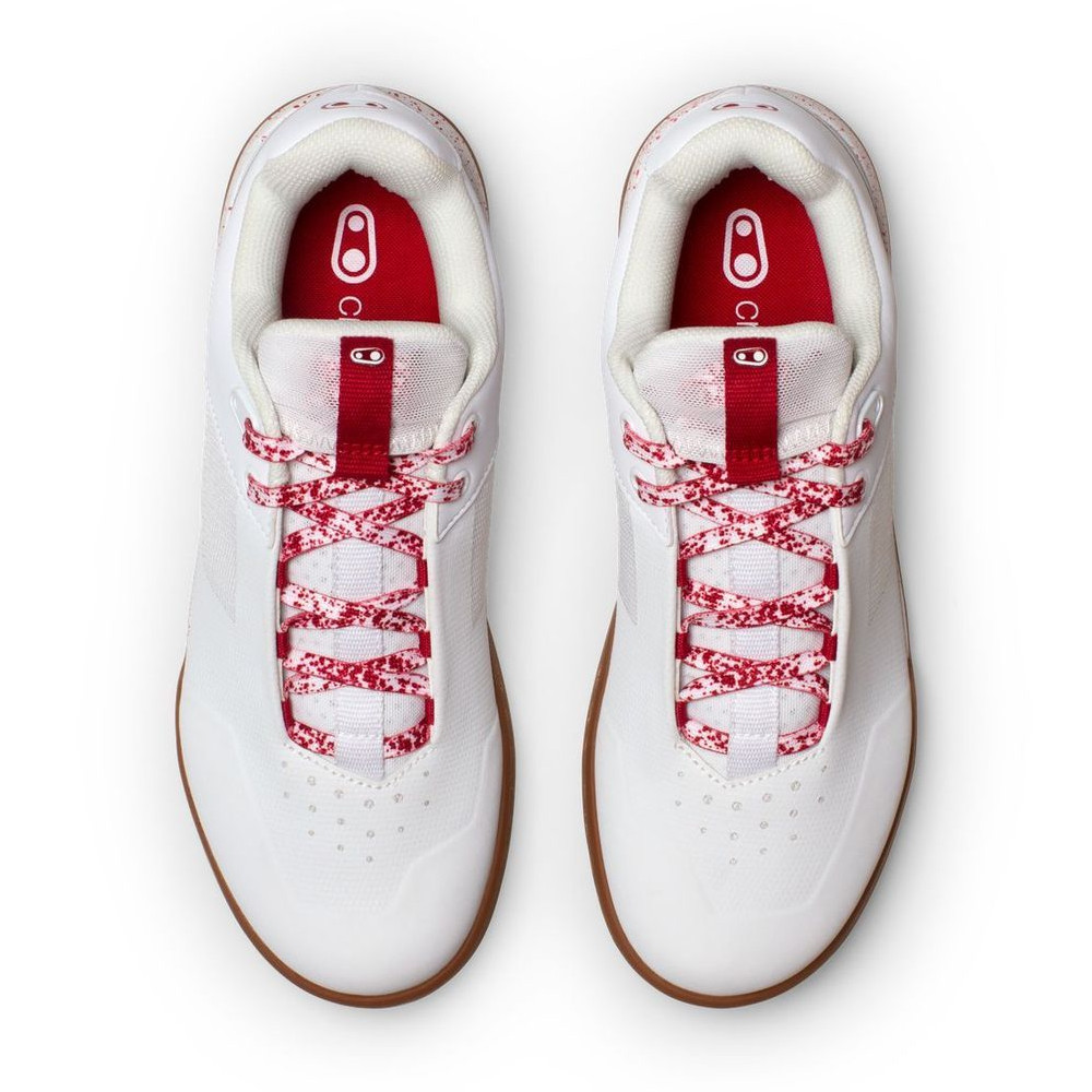 Crankbrothers Stamp Lace MTB Shoes - Splatter Limited Edition -  white/red/gum