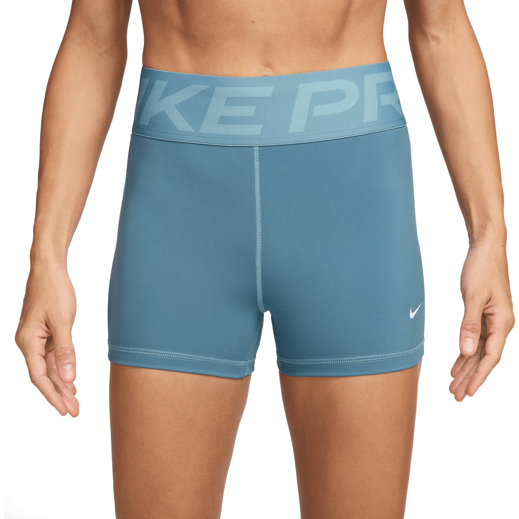 Bild von Nike Pro Sculpt 3" Shorts Damen - smokey blue/white FV7033-006